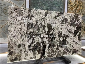 Delicatus White Granite Backlit Wall Decor
