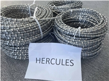 Spring Plastic Rubber Connection Diamond Wire For Granite