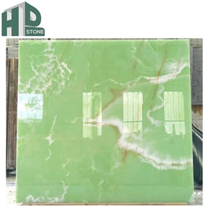Natural Green Onyx Green Jade Slabs Tiles