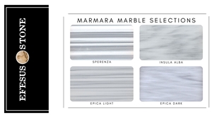 Marmara Equator Marble Tiles, Striped Marble Stones