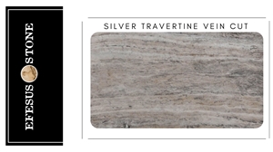 Classic Silver Travertine Stones