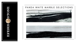 Panda White Marble Stones