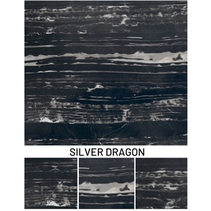 Silver White Dragon Marble