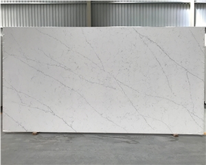 High Quality Artificial Quartz Stone Sheet White Calacatta