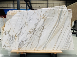 Italy Calacatta Gold Marble Slab For Wall