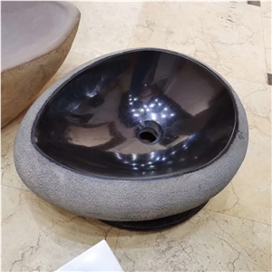 Juparana Light Granite Round Basin Sink