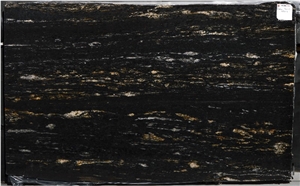 Black Cosmic Granite-Cosmic Gold Granite Slabs