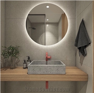 Quartz Stone Bathroom Sink
