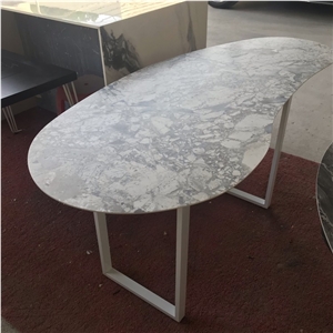 Sintered Stone Reception Desk Office Table Furniture