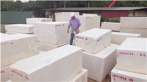 Pure White Marble Block The Best Offer From HTEX.,JSC