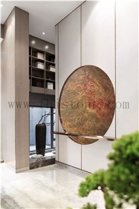 3D Carving Marble Wall Panel Decor Panel Marble Application- 3D Wall Decor Panels