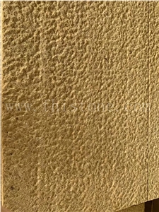Gold Sandstone Yellow Sandstone Bushhammered Facade Wall