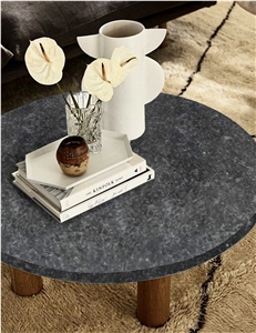 Corsica Grey Marble Round Table Top