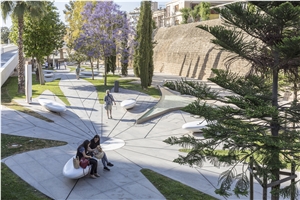 Thassos Marble Urban Benches-Eleftheria Square Project