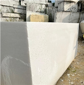 Fine Grain Pure White Marble Blocks