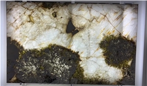 White Patagonia 2CM Polished Granite Slabs,White Soul
