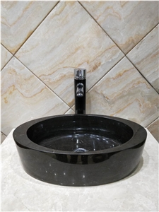 Round Shaped Marble Sink Basin