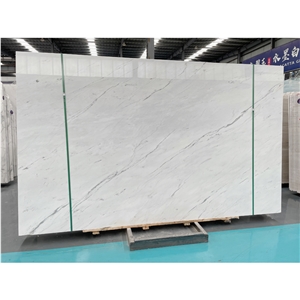 High Quality Sivec White Marble Polished Slabs Flooring Tile