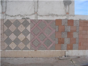 Various Examples Of Pietra Trachite Rosa Wall Applications