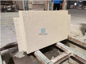 White Limestone Bush Hammered Tiles For Floor&Wall