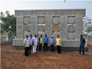 Buddhavanam Stone Relief Temple Project