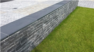 Wall Coping Stones With Jbernardos Phyllite Brushed