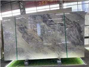 China Blue Sky Marble Blue  And Green Marble Slabs Tiles