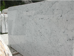 Carrara White Marble Slab