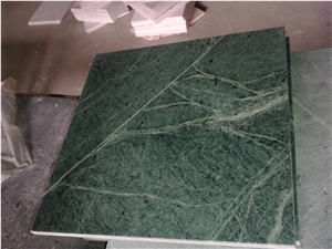 Chinese Dark Green Marble Tile