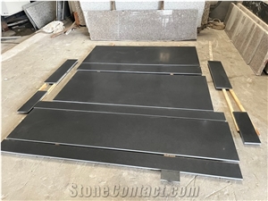 India Black Granite Slabs, Tiles