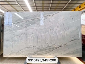 Calacatta Blue Natural Marble Slabs And Floor Wall Tiles