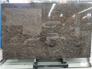 High Polished Glossy Surface Natural Green Marble Slab