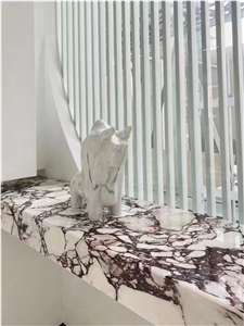 Calacatta Viola Marble Polished Slab Stone For Wall And Floor Applications