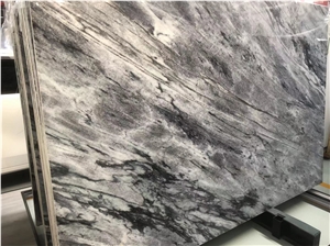 Grey Marble Slab With Veins For House Home Hotel Project