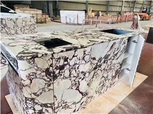 Home Decor Products With Natural Calacatta Granviola Marble