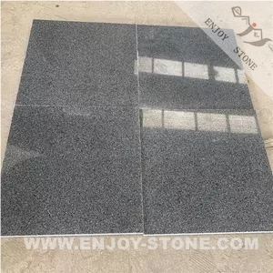 G654 Sesame Black Granite Tiles Polished