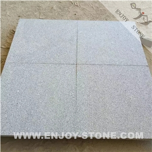 Bush-Hammered G603 Padang White Granite Tiles