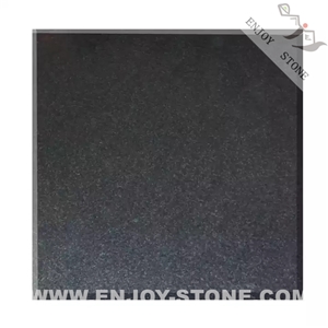 China Absolute Black Granite Tiles Honed