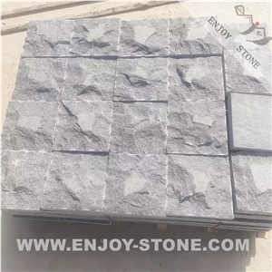 G654 Granite Mushroom Or Natural Split Wall Coping Stone