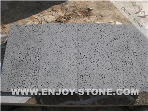Gray Lava Stone / Volcanic Rock Tiles Sawn