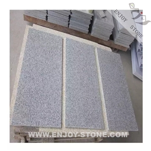 Light Grey G603 Granite Tiles Flamed & Bush-Hammered