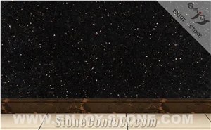 Polished Absolute Black Galaxy Natural Granite Tiles & Slabs