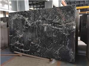 Black Granite Big Slabs Henghei Black Stone Slabs
