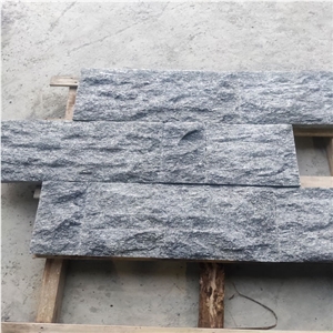 Nero Santiago Granite Split Face Stone, Mushroom Wall Tiles