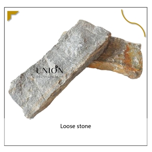 UNION DECO Blue Quartzite Loose Stacked Wall Veneer Stone