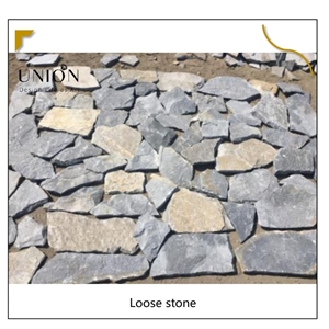 UNION DECO Natural Loose Stone Veneer Blue Quartzite Stone