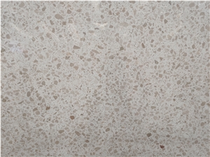 Cream Color Artificial Stone Terrazzo Tiles