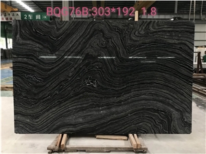 Kenya Black Marble Black Zebra Marble Wall & Floor Slab