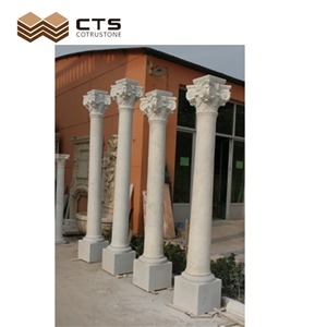 Wholesale Marble Column Custom CAD Capital Top Design