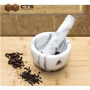 Marble Stone Mortar Coffee Grinding Bowl Wholesale Price